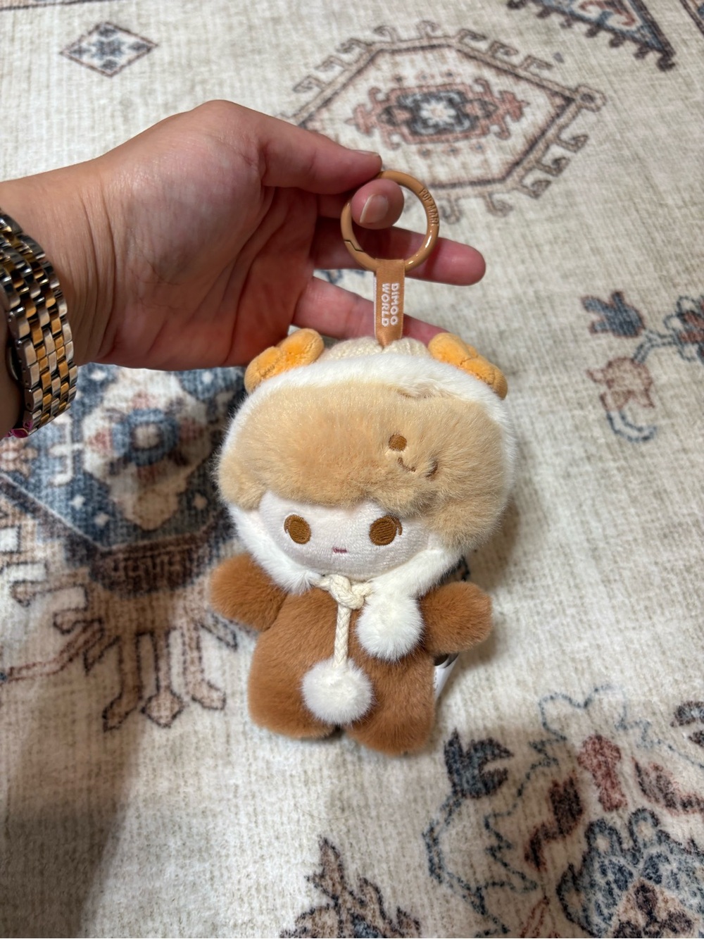 Popmart Dimoo world keychain. New never used.